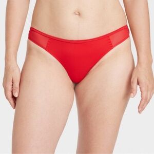 Women's Micro-Mesh Thong - Auden™ Red S